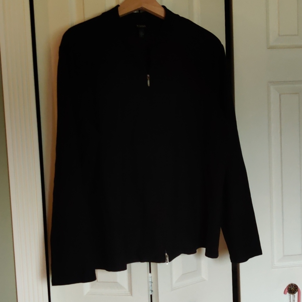 Eileen Fisher Light Zip Up Jacket
